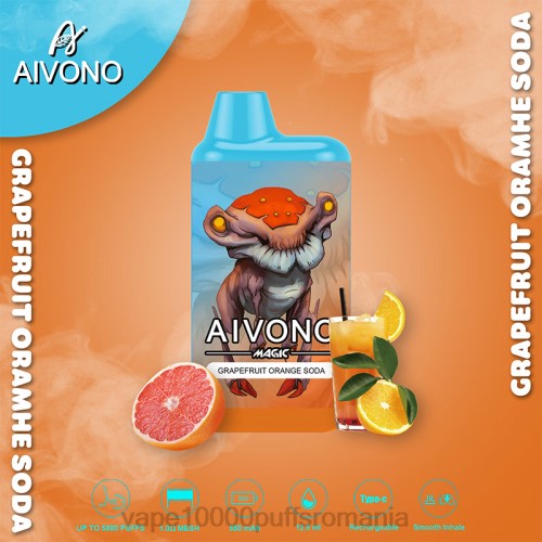 Vape Romania - Aivono AIM MAGIC 5800 țigară cutie de gură 2000101 sifon de portocale cu grepfrut