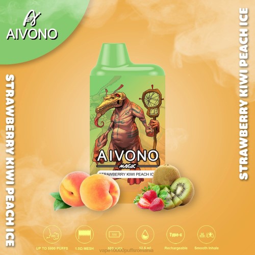 Vape Romania - Aivono AIM MAGIC 5800 țigară cutie de gură 200096 capsuni kiwi piersici gheata
