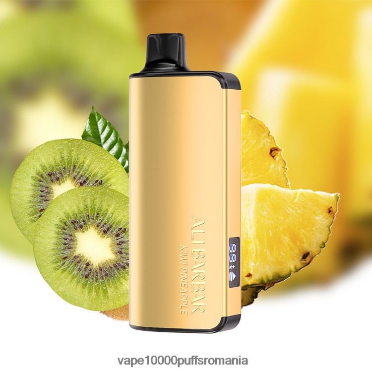 Vape Romania - Alibarbar Ingot 9000 vape de unică folosință ananas kiwi D2V6N621