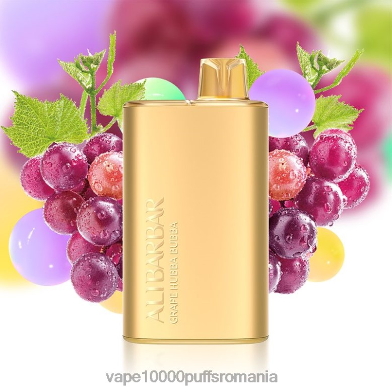 Vape Romania - Alibarbar Rich 8000 vape de unică folosință struguri hubba bubba XV08J6
