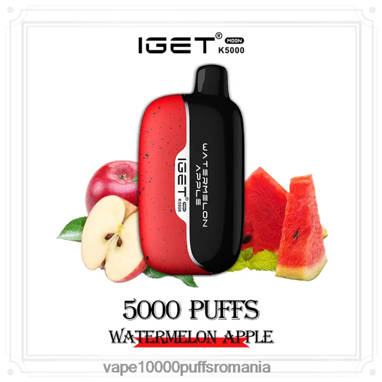 Vape Romania - IGET Moon k5000 H2R4TZ6 măr pepene