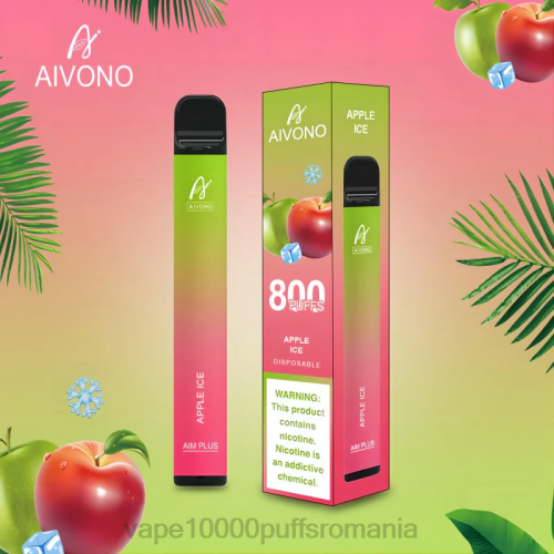 Vape 10000 Puffs Romania - Aivono AIM PLUS 800 2000170 gheata de mere