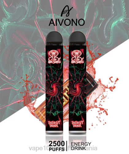 Vape 10000 Puffs Romania - Aivono AIM SNAKE 2500 2000305 băutură energizantă