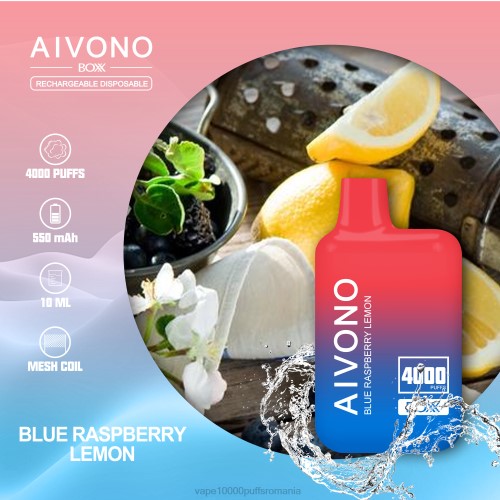 Vape 9000 Puffs - Aivono AIM BOXX 4000 2000217 lămâie albastră zmeură
