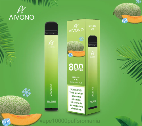 Vape 9000 Puffs - Aivono AIM PLUS 800 2000187 gheata de pepene galben
