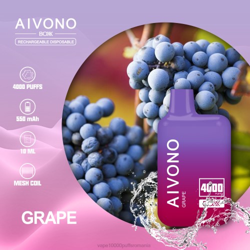 Vape Fara Nicotina - Aivono AIM BOXX 4000 2000213 struguri