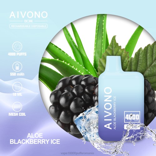 Vape Fara Nicotina - Aivono AIM BOXX 4000 2000228 gheață curentă de aloe