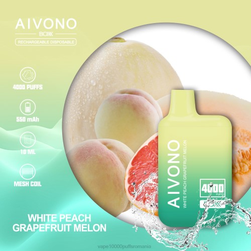 Vape Reincarcabil - Aivono AIM BOXX 4000 2000224 pepene galben piersic grapefruit