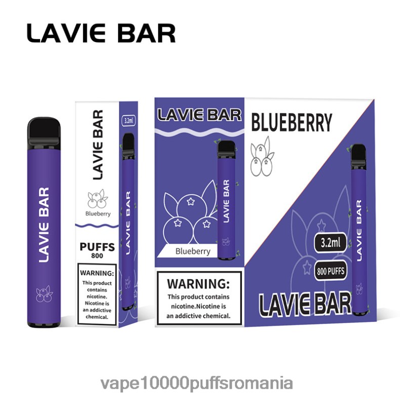 Vape 10000 Puffs Romania - LAVIE BAR 800 pufuri gheata de afine JR2J2F310