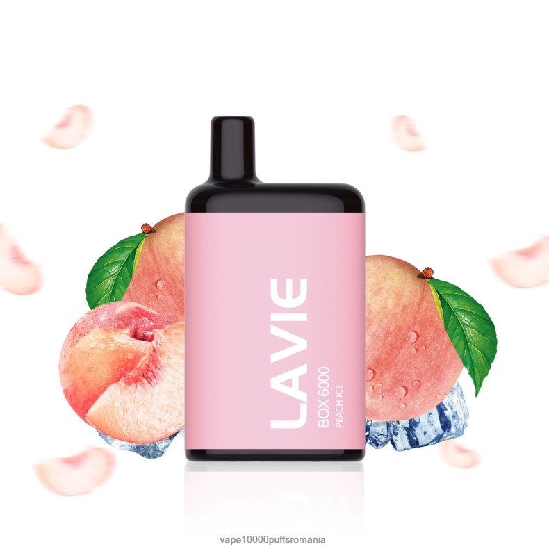 Vape 10000 Puffs Romania - LAVIE BOX 6000 pufuri gheata de piersici JR2J2F200