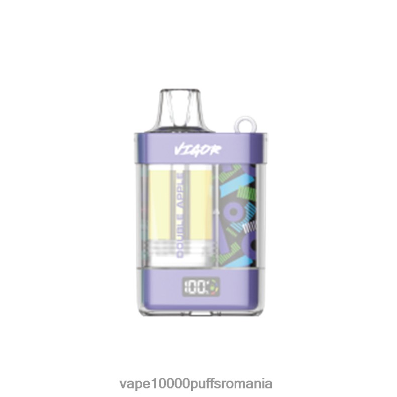 Vape 10000 Puffs Romania - LAVIE VIGOR 15000 pufuri măr dublu JR2J2F5