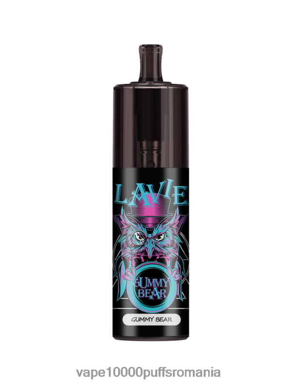 Vape 9000 Puffs - LAVIE COLOUR BAR Controlul fluxului de aer cu 10000 de pufături ursuleț de gumă JR2J2F337