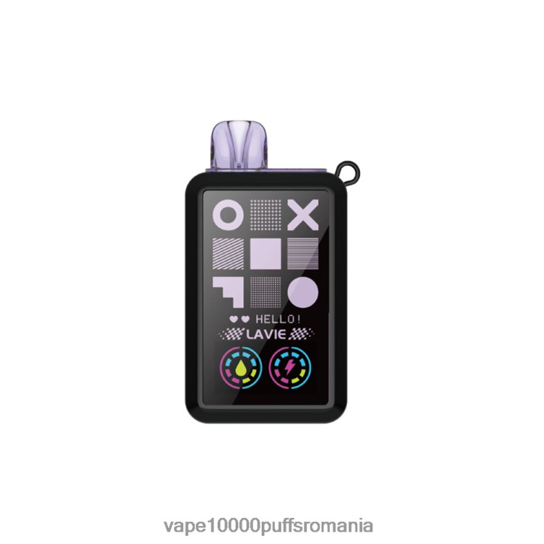 Vape 9000 Puffs - LAVIE Cyber 20000 de pufuri gheață de struguri/gheață de mentă JR2J2F27