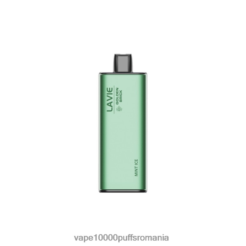 Vape 9000 Puffs - LAVIE GOLDEN BRICK 10000 de pufuri gheata de menta JR2J2F62