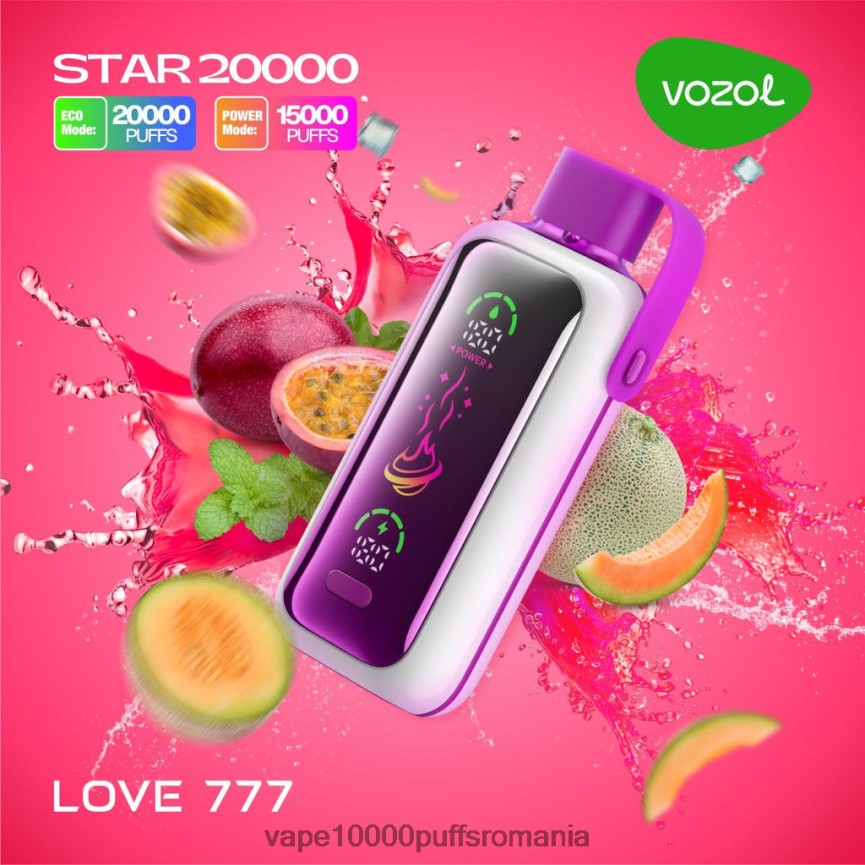 Vape 9000 Puffs - VOZOL STAR 20000 JH0LLB12 dragoste 777