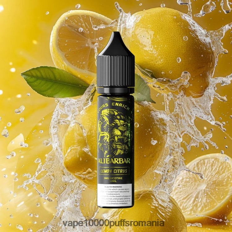 Vape Fara Nicotina - Alibarbar narghilea onix citrice lamaie D2V6N6108