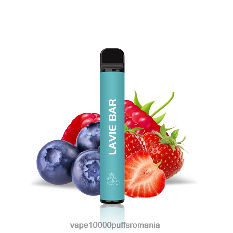 Vape Fara Nicotina - LAVIE BAR 2% versiunea 800 pufuri amestecați fructele de pădure JR2J2F323