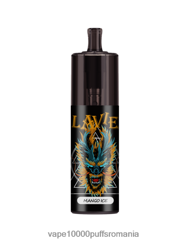 Vape Fara Nicotina - LAVIE COLOUR BAR Controlul fluxului de aer cu 10000 de pufături gheata de mango JR2J2F328