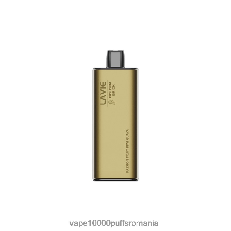 Vape Fara Nicotina - LAVIE GOLDEN BRICK 10000 de pufuri fructul pasiunii kiwi guava JR2J2F63