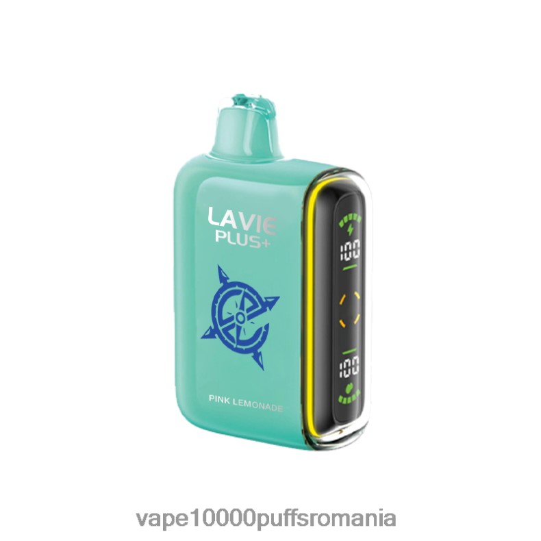 Vape Fara Nicotina - LAVIE PLUS 15000 pufuri limonada roz JR2J2F93