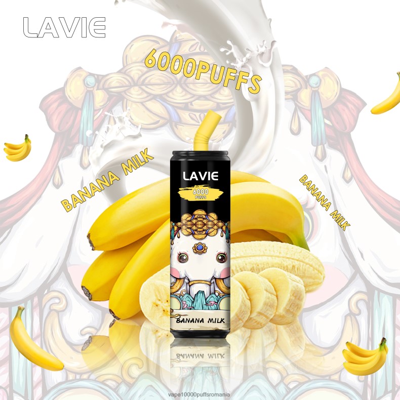 Vape Reincarcabil - LAVIE Coke BAR 6000 pufuri lapte de banane JR2J2F274
