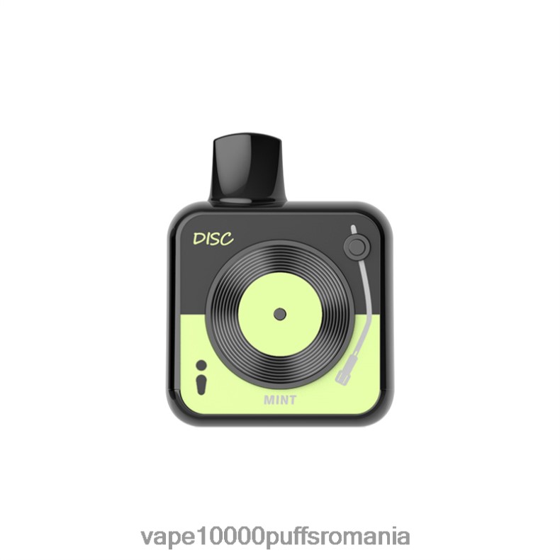 Vape Reincarcabil - LAVIE DISC 10000 de pufuri mentă JR2J2F164