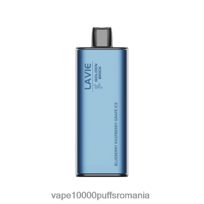 Vape Romania - LAVIE GOLDEN BRICK 10000 de pufuri gheață de struguri de afine JR2J2F56
