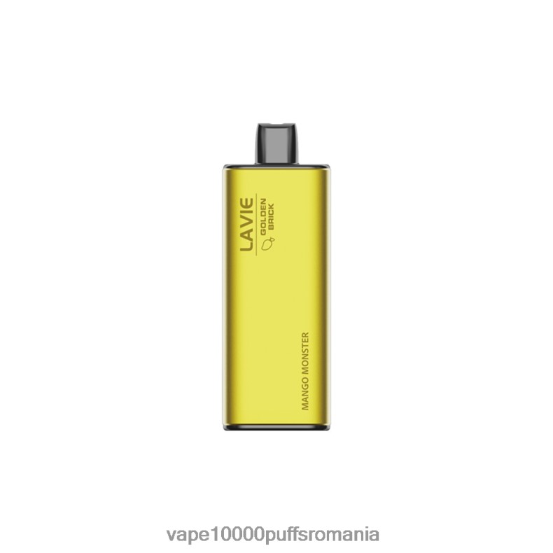 Vape Romania - LAVIE GOLDEN BRICK 10000 de pufuri monstru mango JR2J2F61