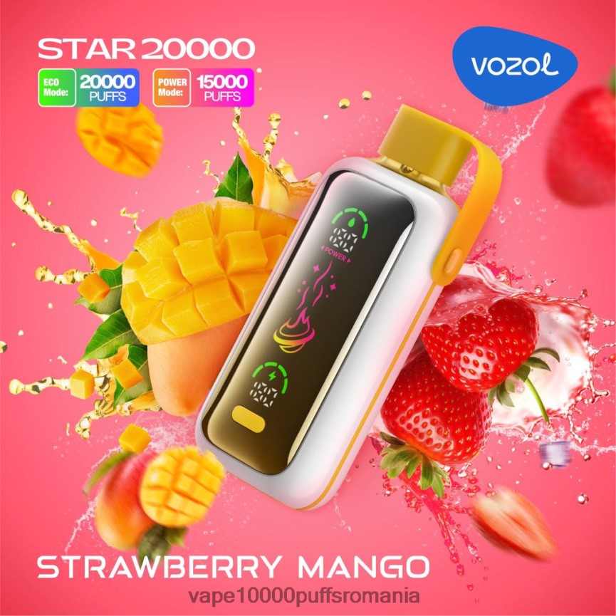 Vape Romania - VOZOL STAR 20000 JH0LLB1 mango cu capsuni
